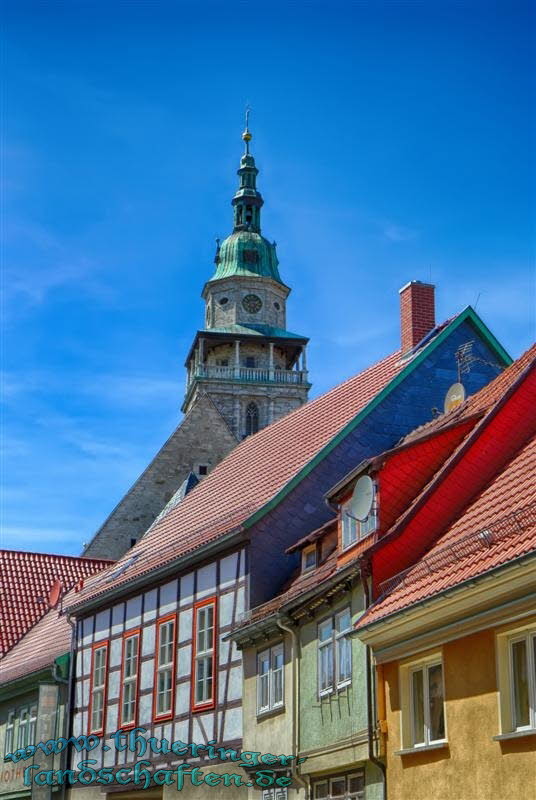 Blick vom Tpfermarkt zur Marktkirche