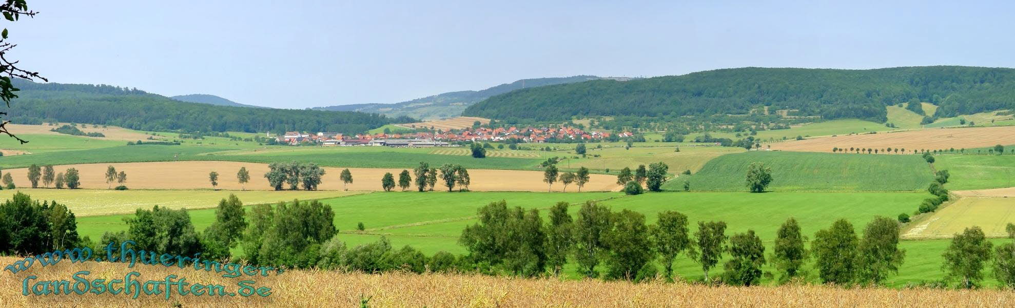 Blick von Hermannsfeld in Richtung Stadtlingen
