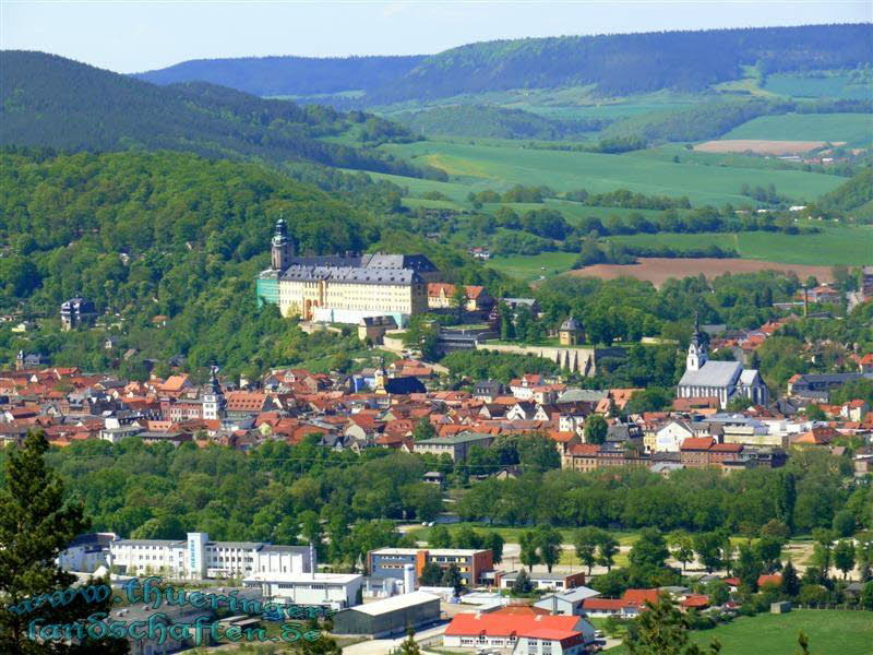 Blick vom Marienturm Rudolstadt