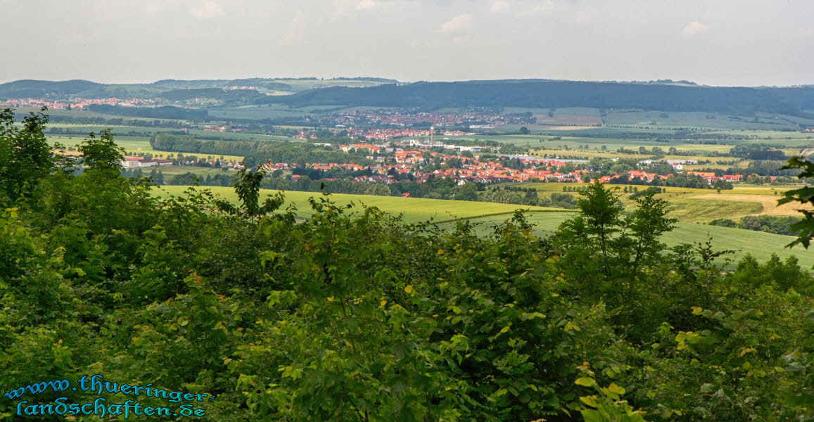 Blick von R�digershagen in Richtung Leinefelde- Worbis