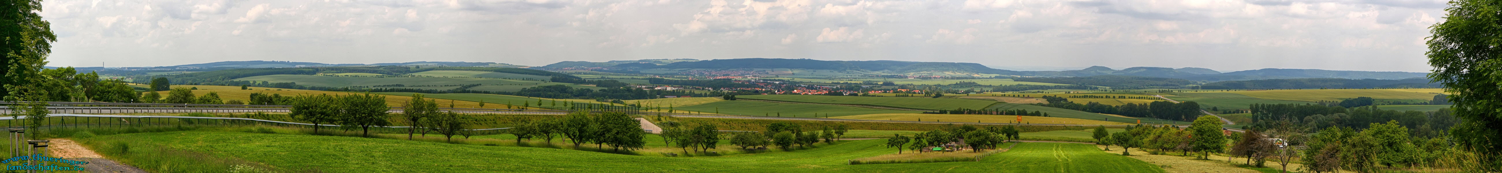 Blick von R�digershagen in Richtung Leinefelde- Worbis