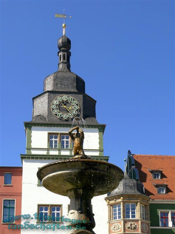 Marktbrunnen & Rathaus Rudolstadt