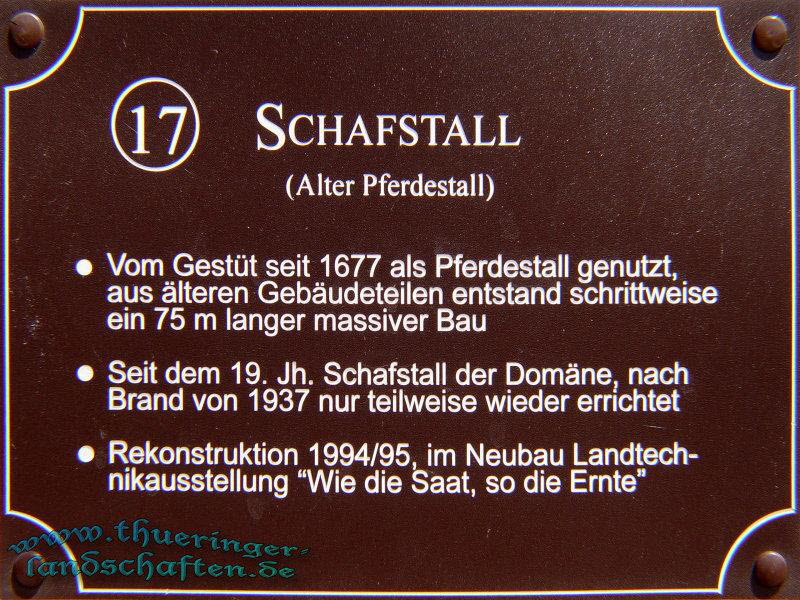 Schafstall, Landtechnikausstellung