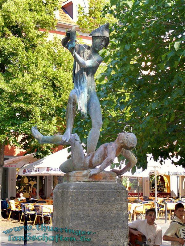 Brunnen Raufende Knaben auf dem Wenigemarkt