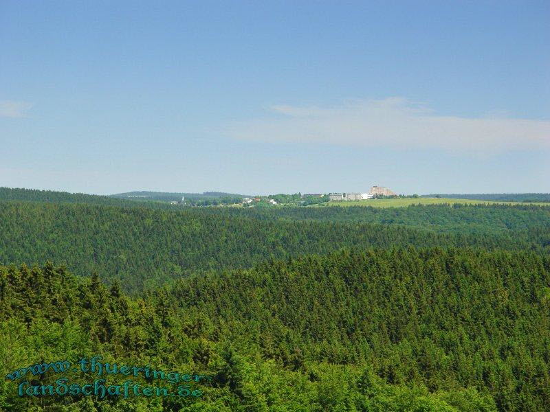 Blick vom Stutenhaus bei Vesser aus auf Frauenwald