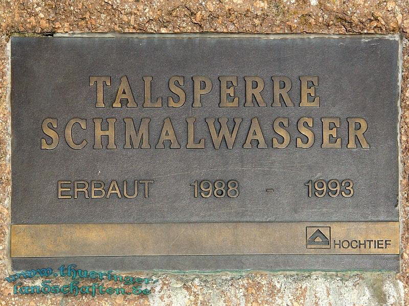 Schmalwasser-Talsperre Tambach-Dietharz