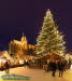 Weihnachtsmarkt Erfurt bei Nacht